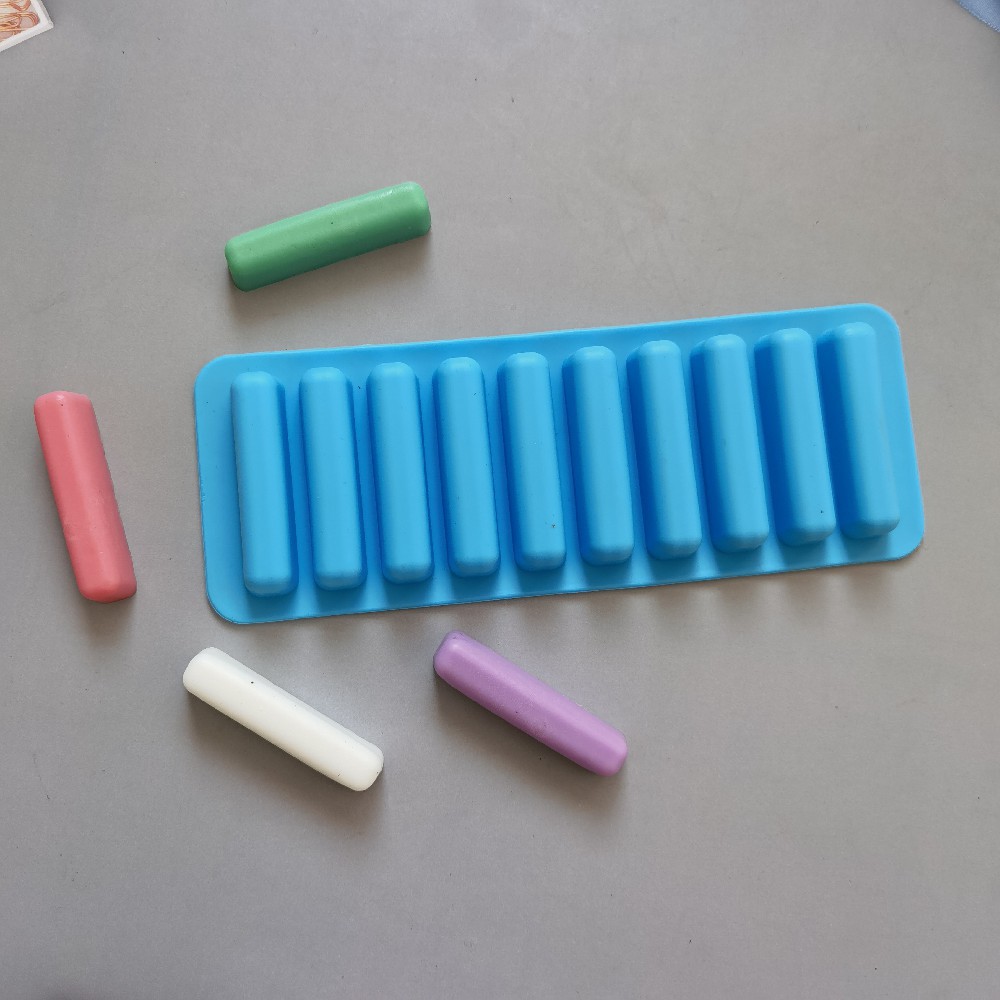 Silicone 10 dedos largos 591 pastel jalea pudín jabón molde de pastel de chocolate utensilios de horneado