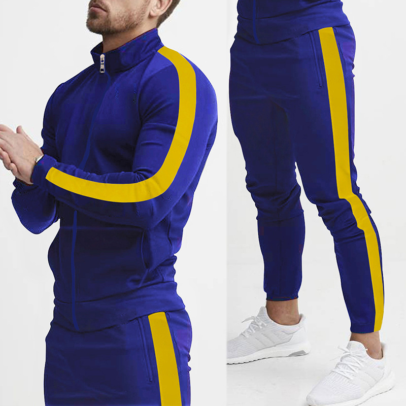Transfronterizo europeo y americano otoño e invierno nuevo traje deportivo casual para hombres traje casual para hombres con capucha moda deportiva