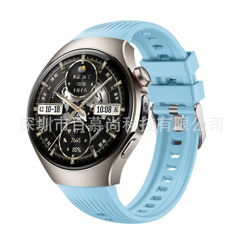 Huawei WATCH5 46MM シリコンストラップ HUAWEI WATCH5 スポーツストラップ Huawei 時計ストラップに適しています。|undefined