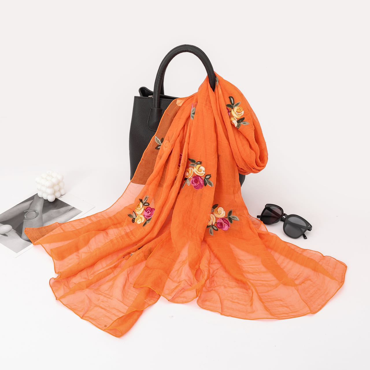 오렌지(3꽃 쉬폰)