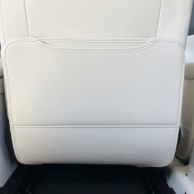 Chair back anti-kick pad: Great Wall Ora 5 car seat - oula-5-rear-seat-anti-kick-pad-1-piece-dawn-white