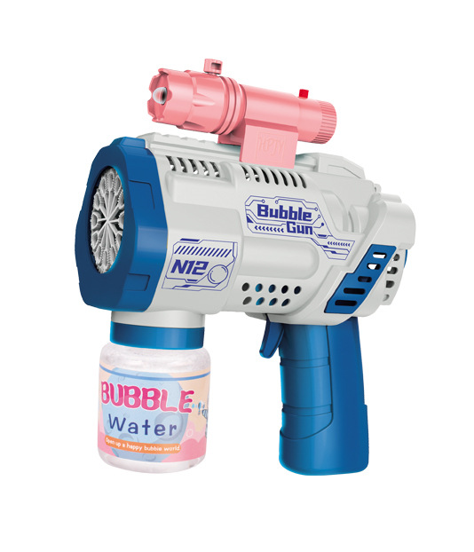 12 agujeros burbujas Neptuno máquina de burbujas totalmente automática Gatlin pistola de burbujas soplando burbujas juguetes de mano para niños