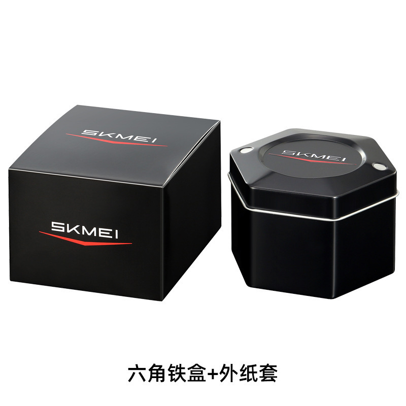 Time beauty electronic watch box warranty card wholesale original battery iron box exquisite packaging box sports watch