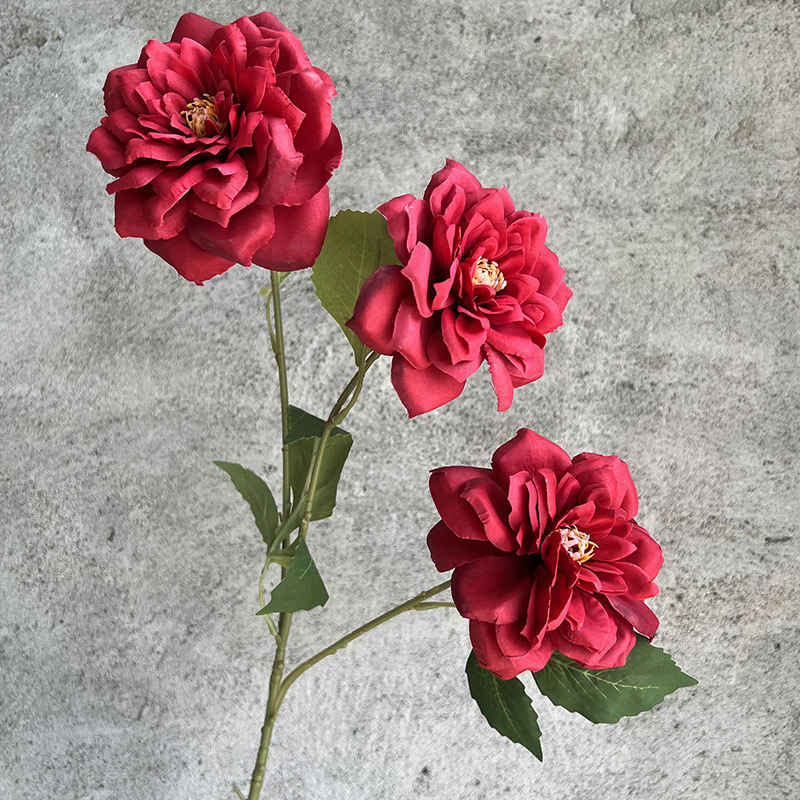 3송이의 우아한 장미 - 레드