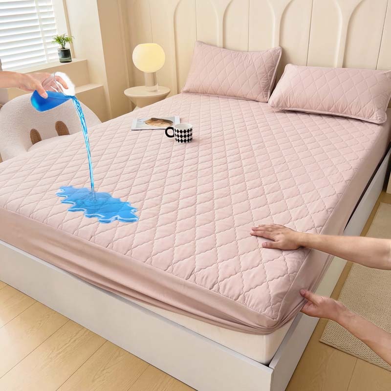 (Cross-border trading), dustproof bedspread, quilted sheet, waterproof bed, increased thickness, polyester