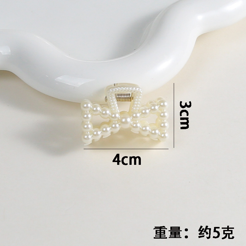 4cm Pearl Bow Clip SL-70188