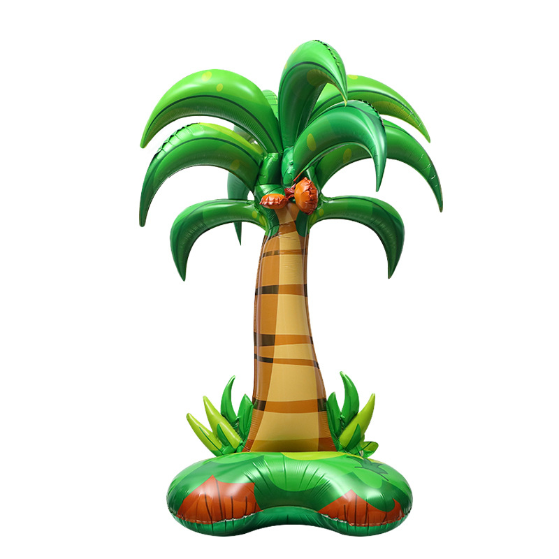 Decoración de la ventana fiesta fotografía globo de gran tamaño 4D tridimensional rosa de dibujos animados película de aluminio globo de coco Día de San Valentín