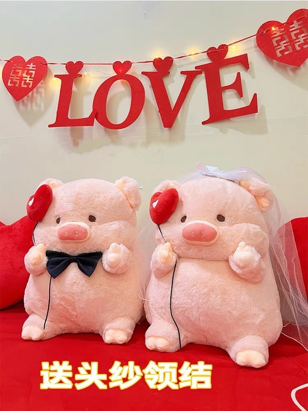 結婚式のベッド人形ペア中国の結婚式の人形クマ枕結婚式の部屋の装飾用品卸売|undefined