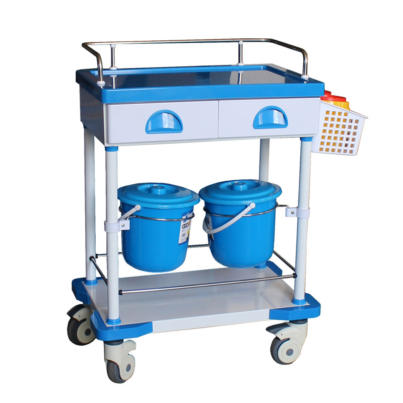 护理治疗车医用钢塑多功能仪器车护士送药车换药车