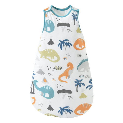 Bazitu cross-border quilted baby anti-kick quilt pure cotton spring and autumn newborn children's vest type a winter sleeping bag baby