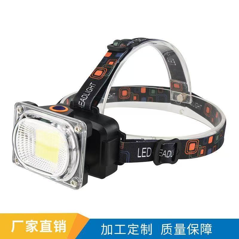 alta potencia ultra brillante luz de largo alcance luz alta luz al aire libre carga faro led pescar headset recargable faro de mantenimiento image 6