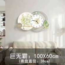 新款客厅挂钟现代简约家用时尚创意装饰时钟餐厅静音艺术钟表