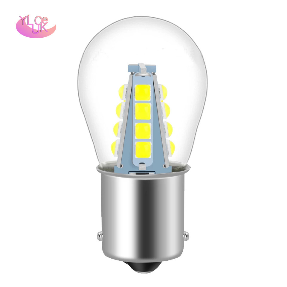 Motorcycle car LED filament brake light 4LED bay15D 1156 1157 LED…