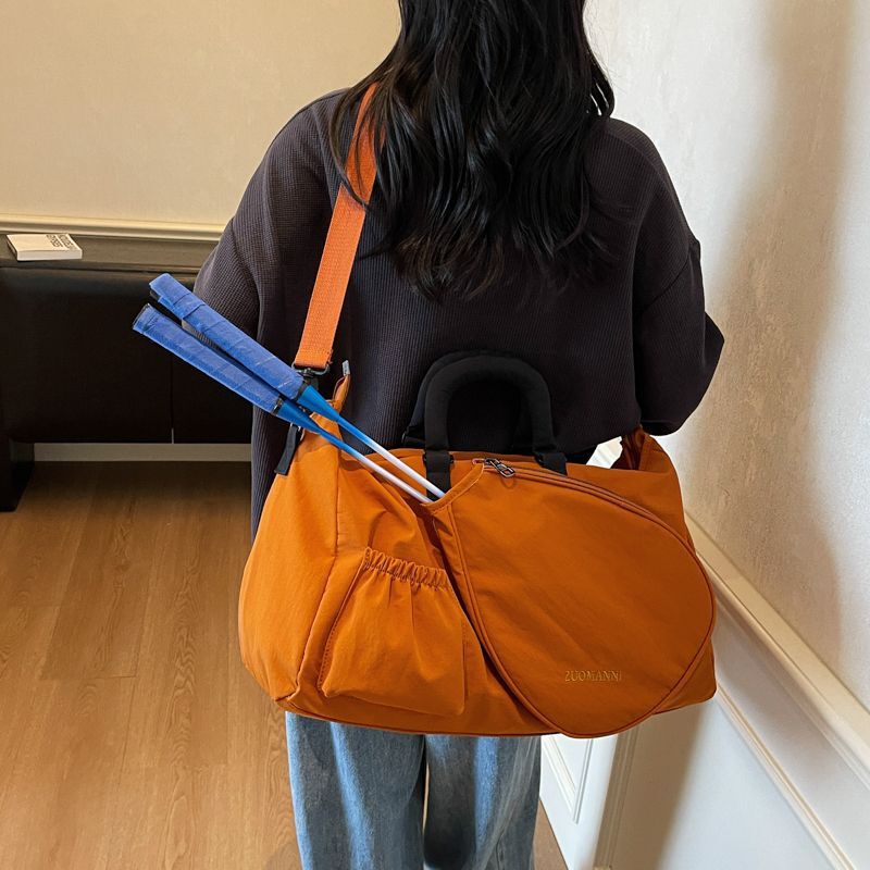 Badminton Racket Bag, Large Capacity Outdoor Sports Dry and Wet Separation Bag, Women's Short-Distance Travel Bag, Shoulder Tote Bag Badminton Racket Bag, Large Capacity Outdoor Sports Dry and Wet Separation Bag, Women's Short-Distance Travel Bag, Shoulder Tote Bag
