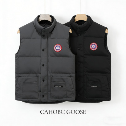 High-quality down vests, sleeveless, for men, suitable for couples, thick and warm.