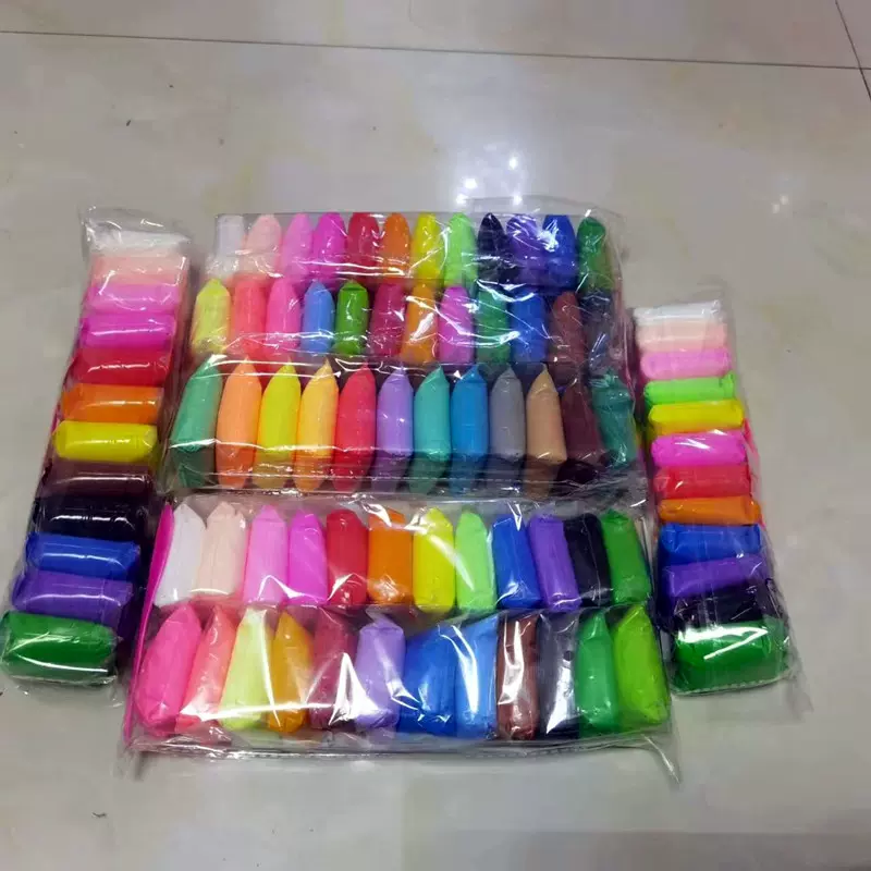 12色太空泥24色36色超轻粘土儿童手工DIY彩泥橡皮泥黏土厂家批发