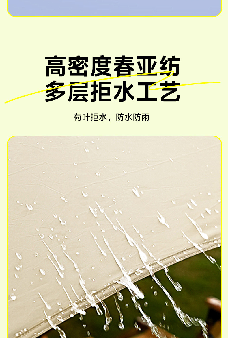 Cross-Border Vinyl Sunshade Canopy, Windproof and Rainproof Tent, Outdoor Camping Equipment, Outdoor Tarp, Camping Awning