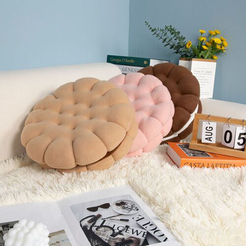 Creative plush cushion cushion ins style office sofa cushion lumbar support sedentary pillow bedside pillow
