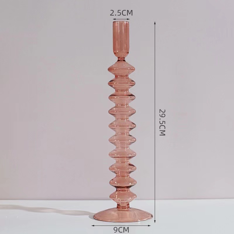 37. E 멀티 링 촛대-버건디