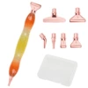 (Starry Sky Orange) + Threaded Rose Gold 6 Heads