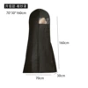 Wedding dress cover all black with window see-through [70 styles]