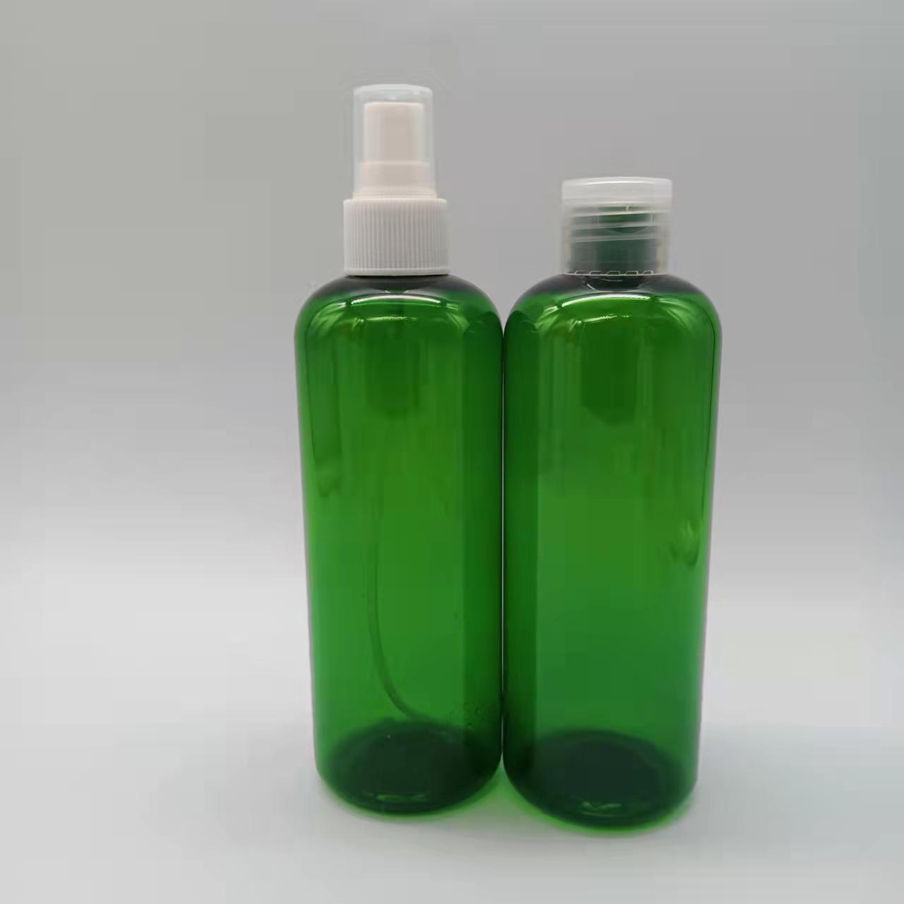 厂家供应250ml喷雾瓶润肤露护肤品瓶pet化妆品按压身体乳液塑料瓶