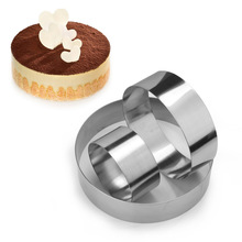工厂定制201不锈钢慕斯圈加厚1.2mm蛋糕模具食品级蛋糕圈4寸6寸