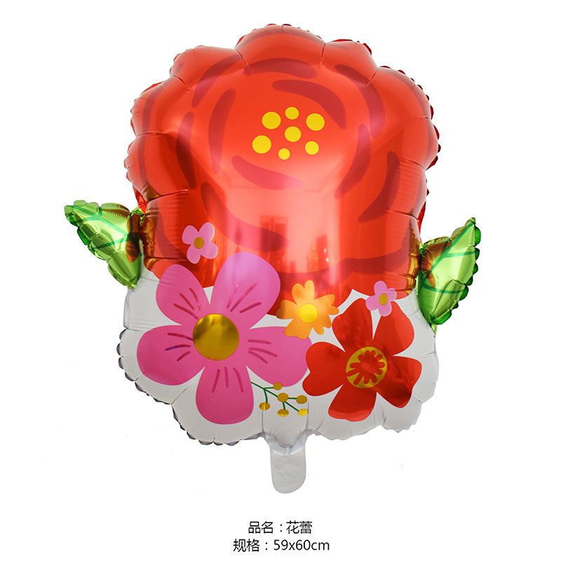 Decoración de San Valentín de Amazon, globo en forma de corazón, oso de dibujos animados, corazón de amor unido, globo de San Valentín, globo de aluminio
