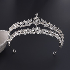 Wedding crown cross-border manufacturer Korean version bridal hair accessories 18th birthday princess crown wedding headwear