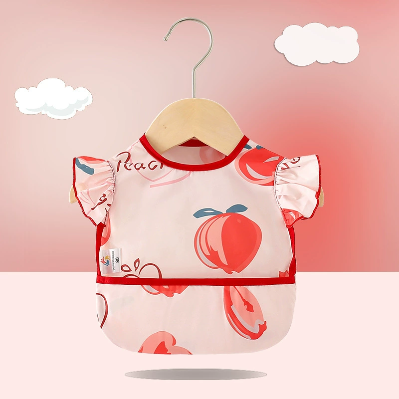 Летние детские нагрудники для еды Тонкие без рукавов детская одежда водонепроницаемая и грязная для мужчин и женщин