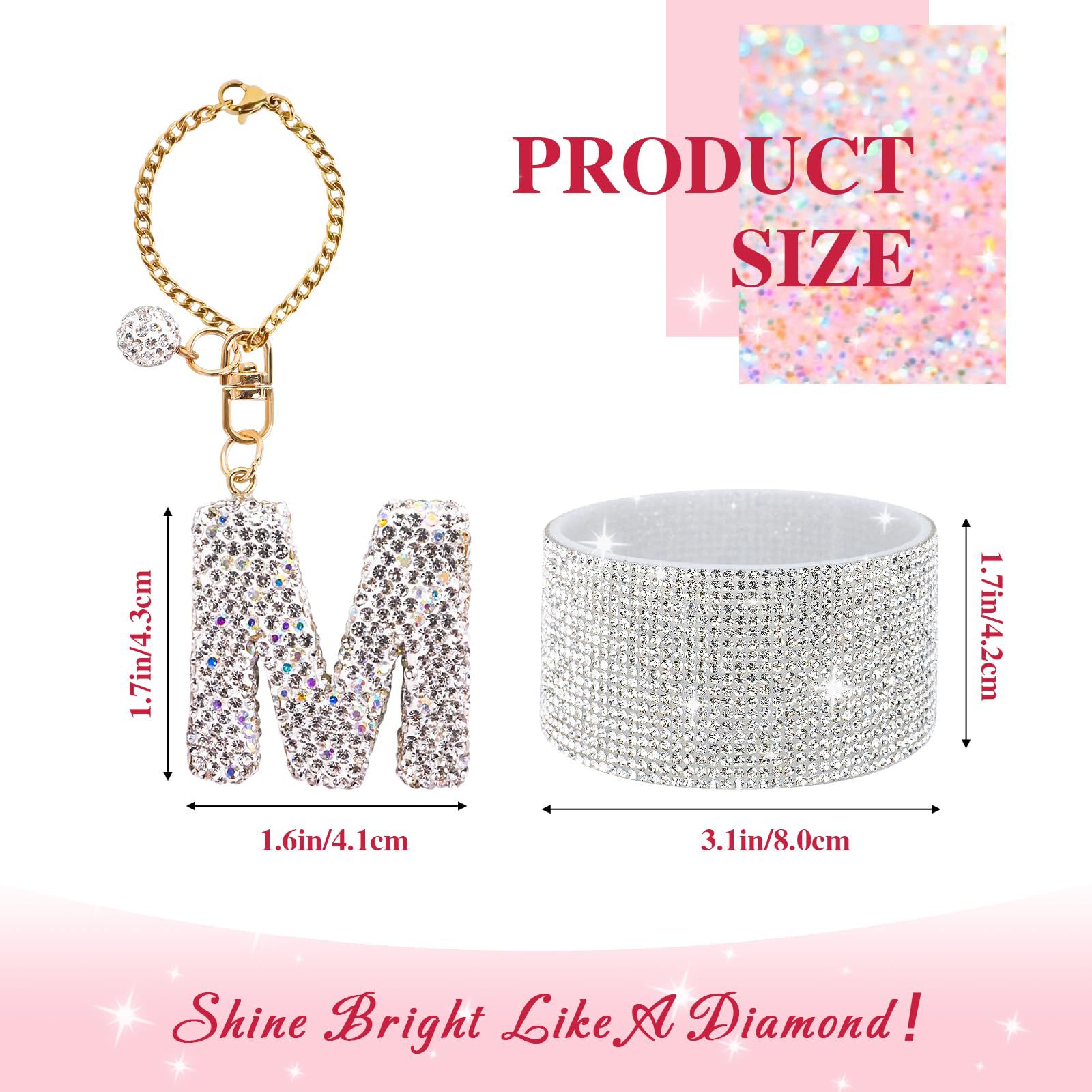 1 Set Quantity Glam Letter Bow Knot Silica Gel Straw Cup Sleeves 1 Set