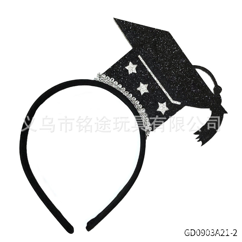 Amazon nueva temporada de graduación accesorios para el cabello europeo y americano Comercio exterior mini tapa diadema cabeza hebilla fiesta de graduación