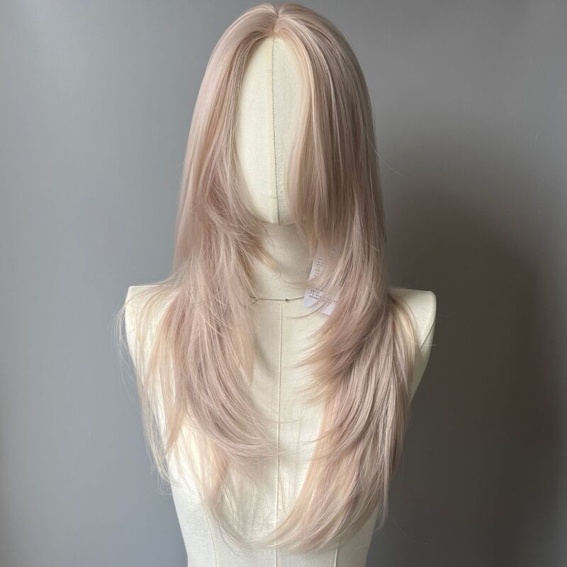Cross-Border Wig Foreign Trade Women's Long Straight Hair Layered Long Curly Hair U-Shaped Front Lace Wholesale U-Shaped Lace Cross-Border Wig Foreign Trade Women's Long Straight Hair Layered Long Curly Hair U-Shaped Front Lace Wholesale U-Shaped Lace