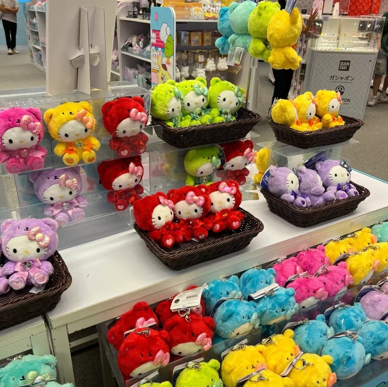 美版sanrio新款Hellokitty小挂件凯迪猫12月份毛绒玩具挂饰礼品|undefined