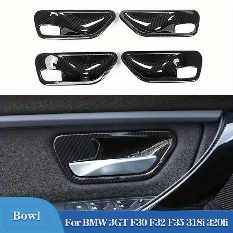 Suitable for BMW 3 Series 13-19 interior door bowl air vent trim modification with carbon fiber pattern