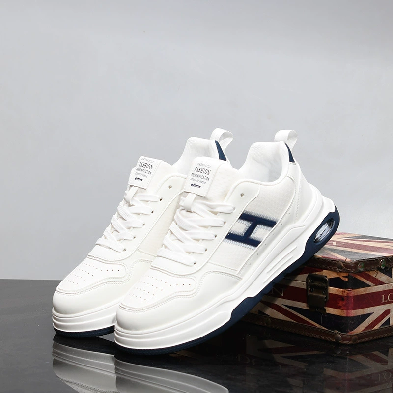 Мужская обувь, новые весенние белые модные туфли, спортивные повседневные кроссовки, мужская модная универсальная обувь, мужская кожаная обувь 099