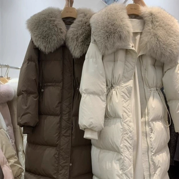 Beige big scarf
