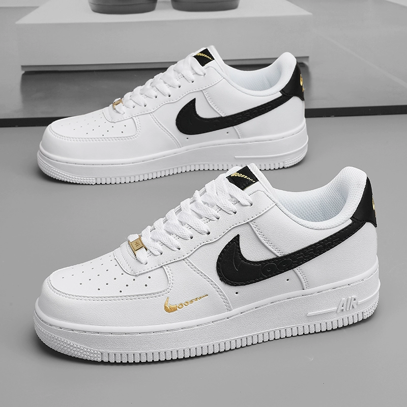 Кроссовки Air Force 1, низкая обувь, белые универсальные кеды