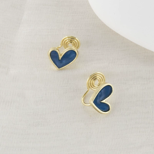 Blue mosquito coil, ear clips