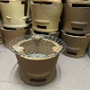 Вариант D, большая угольная печь без отверстия 21 × 17 см + 1 решётка