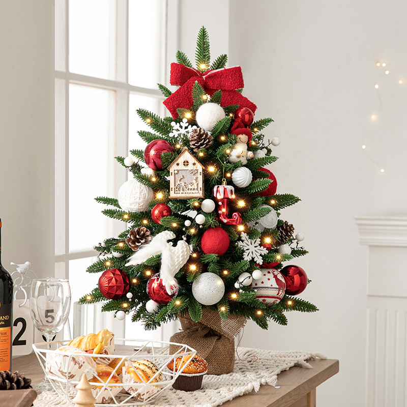 Hong Kong Heng escritorio mini árbol de Navidad decoración hogar 45/60/90cm conjunto árbol pequeño Navidad decoraciones