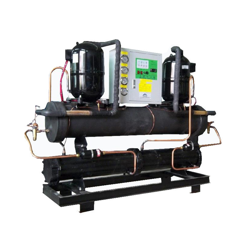 惠州厂家海洛斯工业冷水机螺杆式冷水冰水机低温箱式管壳式自然冷