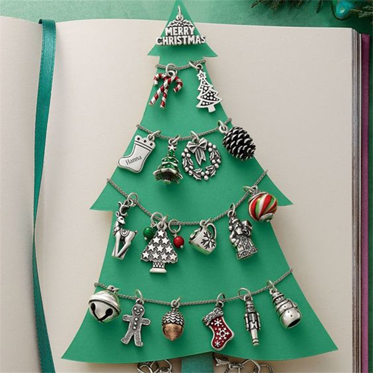 Retro Stainless Steel Christmas Series Pendent Wholesale Nihaojewelry display picture 13