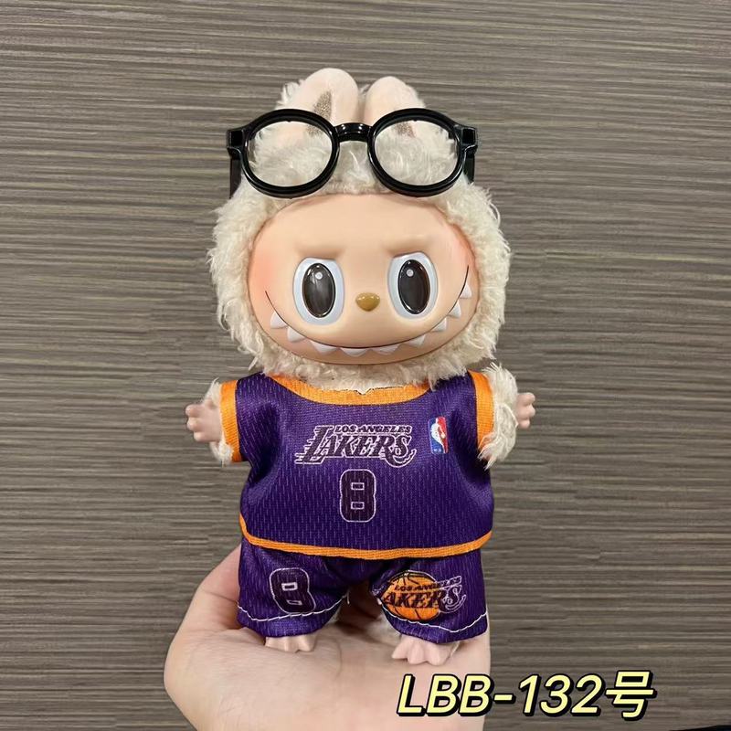 123世代ラブブベビー服17cmラブブブラインドボックス人形ボールスーツ着替えスーツCロナウド着替え服なし|undefined