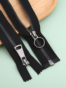 No. 5 Metal Copper Zipper Black Tooth Black Belt Jacket Outwear Placket Flap Pocket Pants down Jacket Clothing Accessories Zipper Accessories