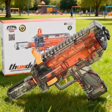 electric launch toys new year children‘s pistol soft spring festival gift mp7 electric gun electric