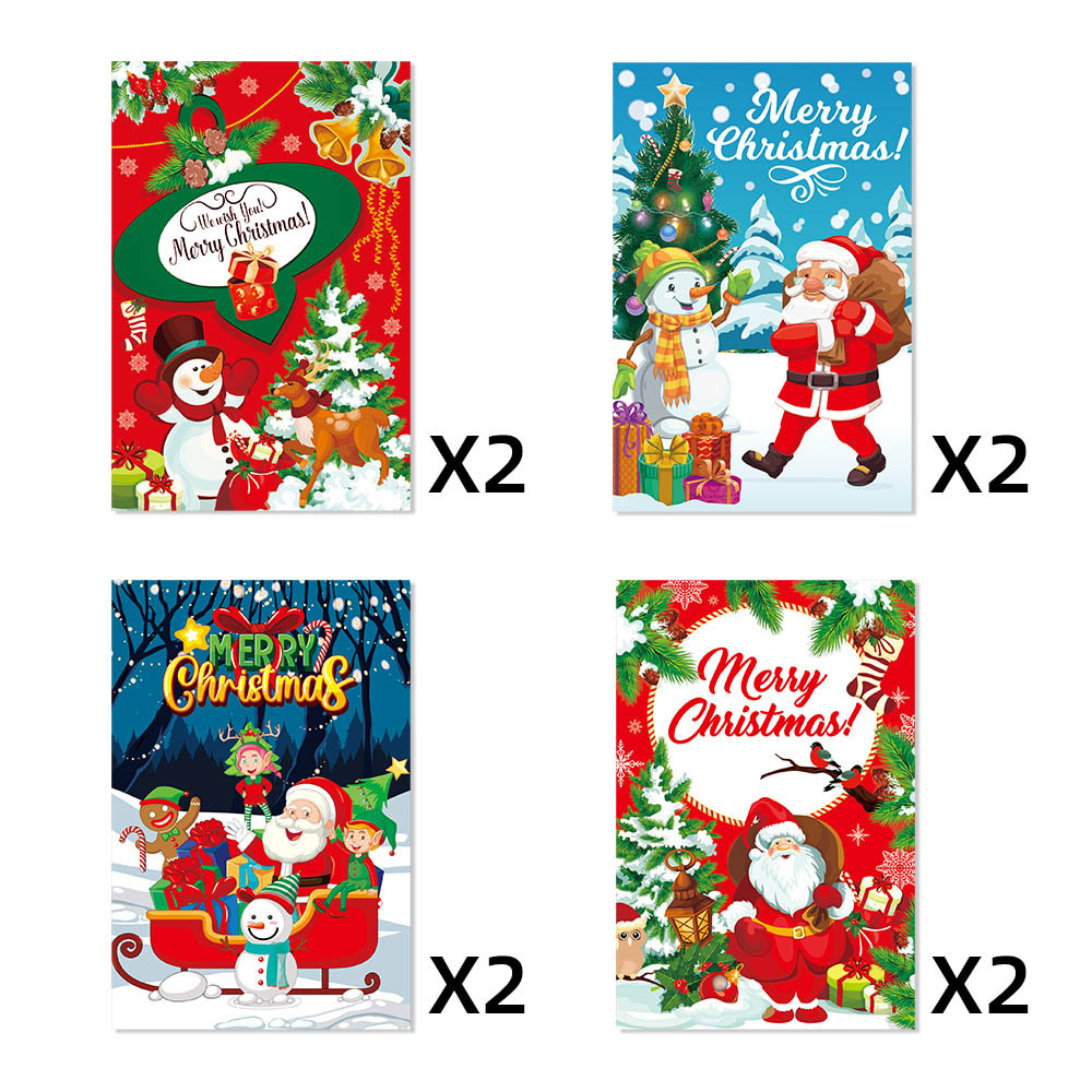 Transfronteriza nueva decoración de Navidad etiqueta adhesiva creativa botella de vino pegatina FIESTA DE Navidad decoración suministros