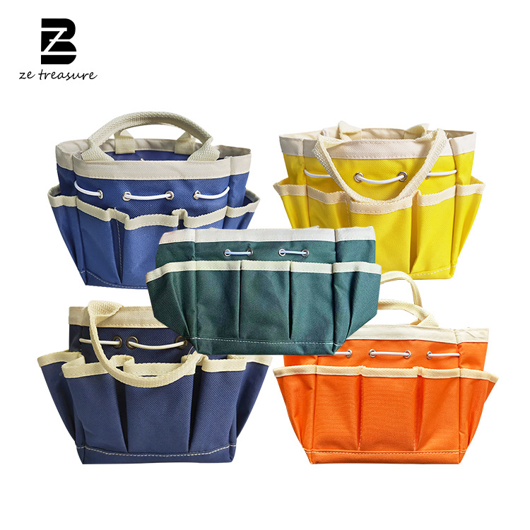Manufacturers make large capacity multi-functional garden tool bag garden hardware practical Oxford cloth storage bag tool kit