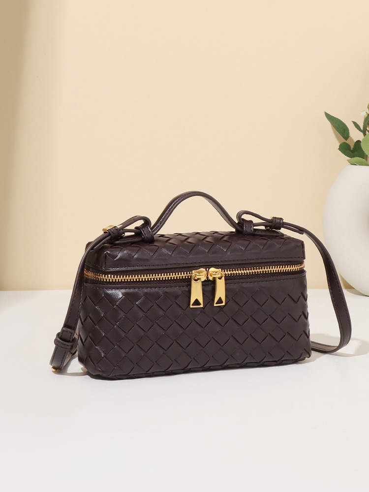 手織りオリジナルクロスボーダー外国貿易ファッションボックスバッグB家春夏新作シングルショルダー斜め掛け弁当箱カバン