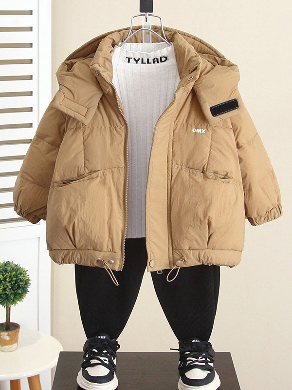 6902 chaqueta de plumón de pato blanco para niños chaqueta de algodón grueso para niños 2025 nueva ropa de invierno ropa de algodón para bebés de moda